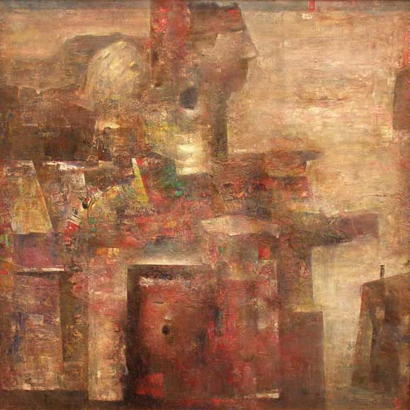 第59回光陽展　委員作品_大槻 重義　REVIVAL（彩）　（油彩） S50