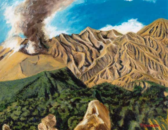 第59回光陽展　委員作品_京田 徹夫　人生の道　（油彩） F50
