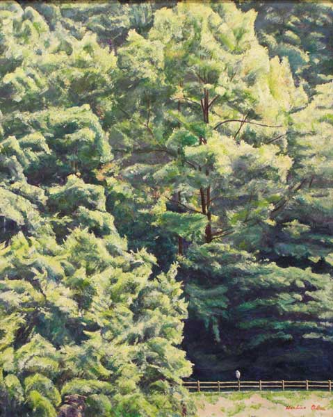 第61回光陽展　委員　奥 八郎 　午后の陽光　油彩　(F100)