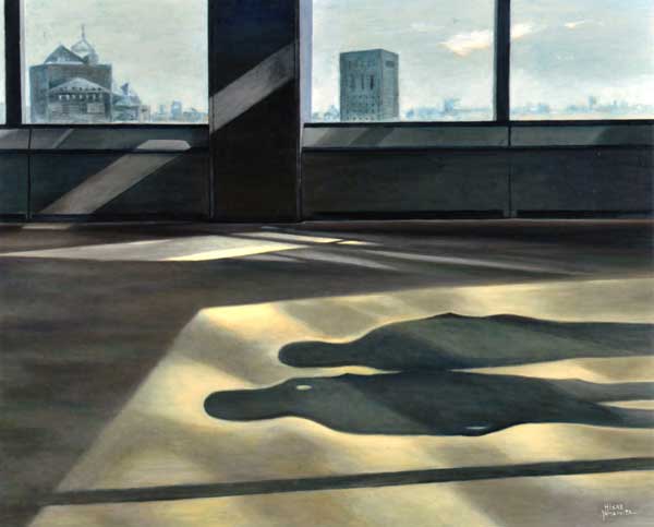 2013年4月　第61回光陽展　文部科学大臣賞：山下 久枝　語らい（油彩） F100
