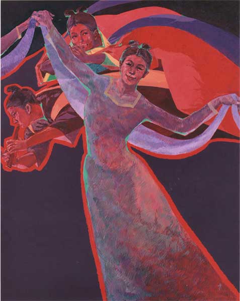 2014年4月　第62回光陽展　委員　加藤 哲英　　天平の祥　（油彩）  F100