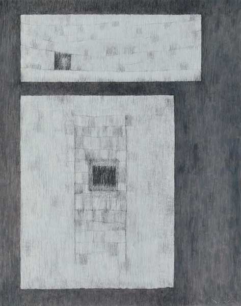 2014年4月　第62回光陽展　委員　川田 純子　　刻のはざま　（油彩）  F100