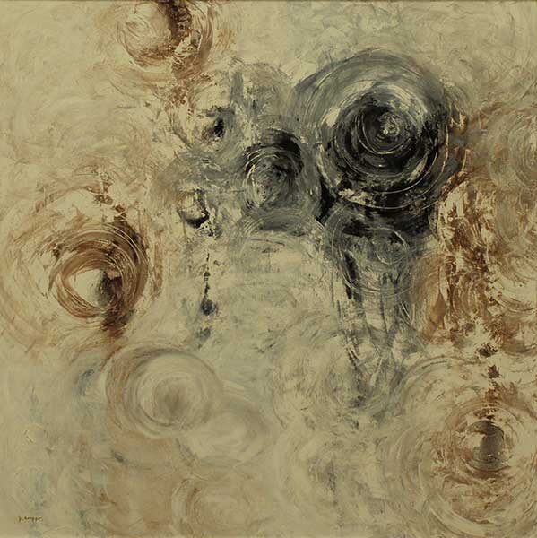 2014年4月　第62回光陽展　新人秀作賞　本行 陽子　[ 一般 ]　心旅　―   想 ―　（油彩） S100