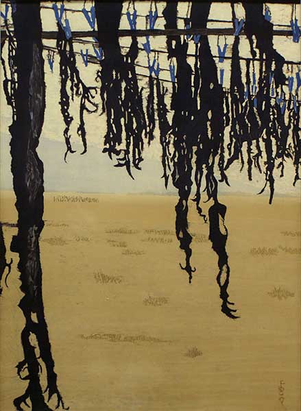 2015年4月　第63回光陽展　委員　相原 容子　早春　（染色） 変100
