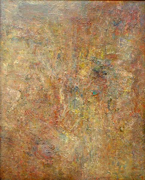 2015年4月　第63回光陽展　委員　大槻 重義　　風の跡　（油彩） F100