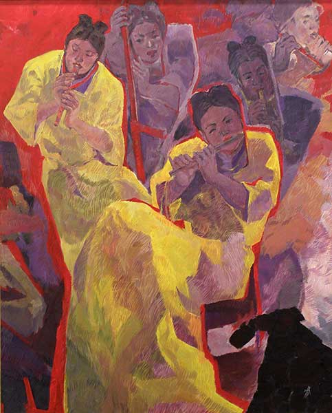 2015年4月　第63回光陽展　委員　加藤 哲英　　天平の崎　（油彩） F100