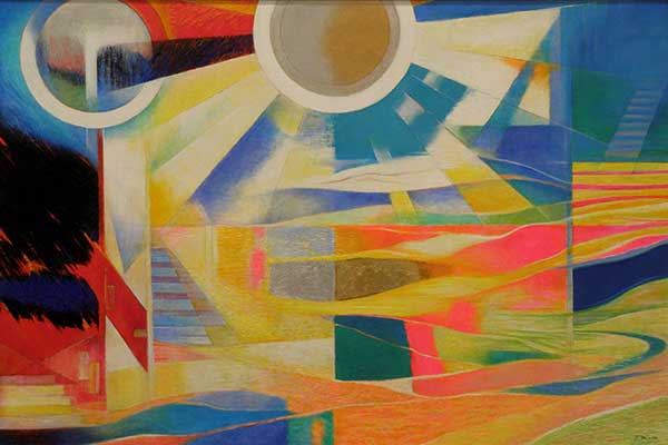 2015年4月　第63回光陽展　委員　三浦 恒祺　　原爆の形象   No.32 「復活」　（油彩） F120