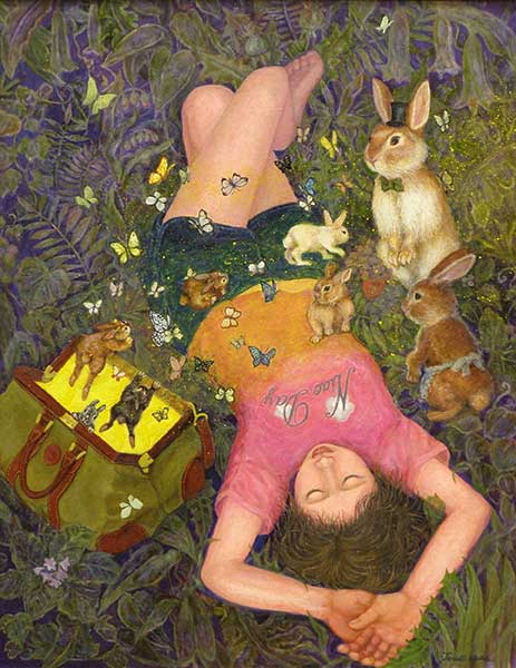 2015年4月　第63回光陽展　新人奨励賞　大塚 照子　[ 一般 ]　夢　（油彩） F50