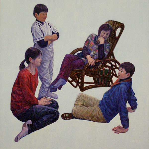 2016年4月　第64回光陽展　会友秀作賞　寺田 美志雄　[ 会友 ]　白光　（油彩） S100