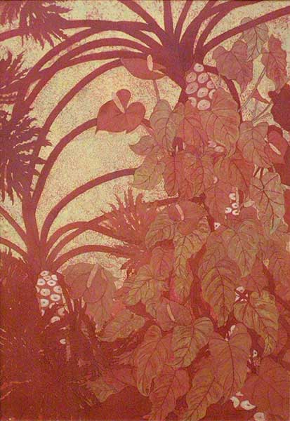 2017年4月　第65回記念光陽展　損保ジャパン日本興亜美術財団賞　黄地 昭代　[ 会員 ]　ともに生きる　（染色） P100