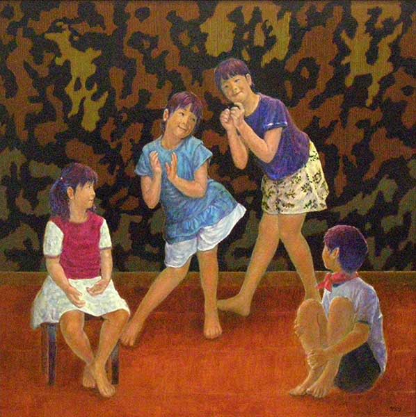 2017年4月　第65回記念光陽展　会友奨励賞　寺田 美志雄　［ 会友 ]　慈光　（ジコウ）　（油彩） S100