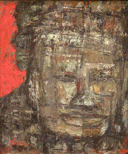 2017年4月　第65回記念光陽展　小品優秀賞　古浦 紀枝　[ 小品部門 ]　バイヨン　（油彩） F8