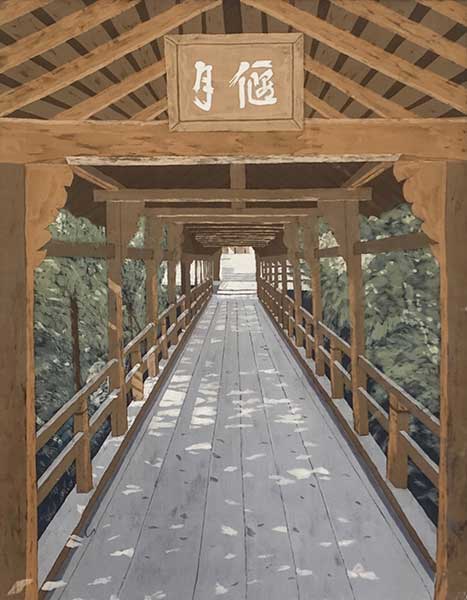 2018年4月　第66回光陽展　竹村喜美子賞　宗 ひろ美　[ 会員 ]　木漏れ日　Ⅱ　（染色） F50