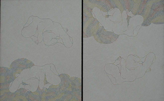 2019年4月　第67回 光陽展　委員　市谷 實　　いずこへ　（油）　P120