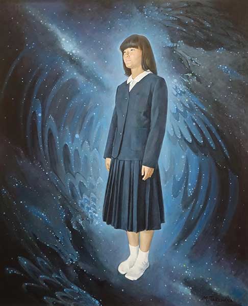 2019年4月　第67回光陽展　多々羅義雄賞　竹花 美智子　[ 会員 ]　そら　Ⅴ　（油） F100