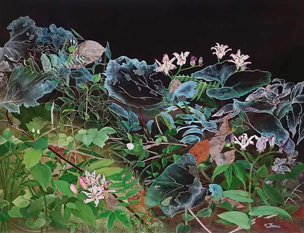 2019年4月　第67回光陽展　竹村喜美子賞　小野 萌子　[ 会員 ]　秋光　（漆） F30