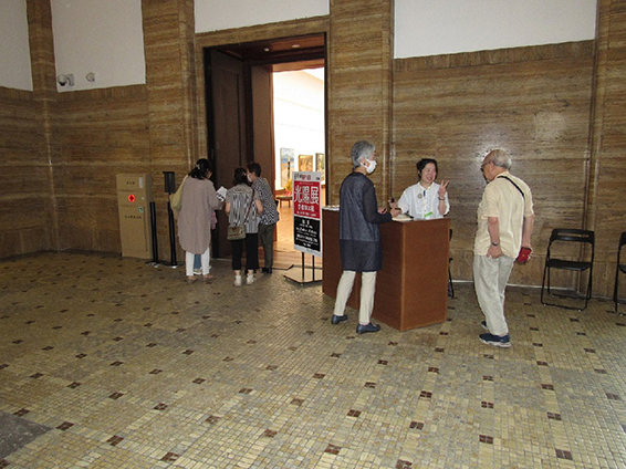 第71回光陽展　京都準本展　会場受付