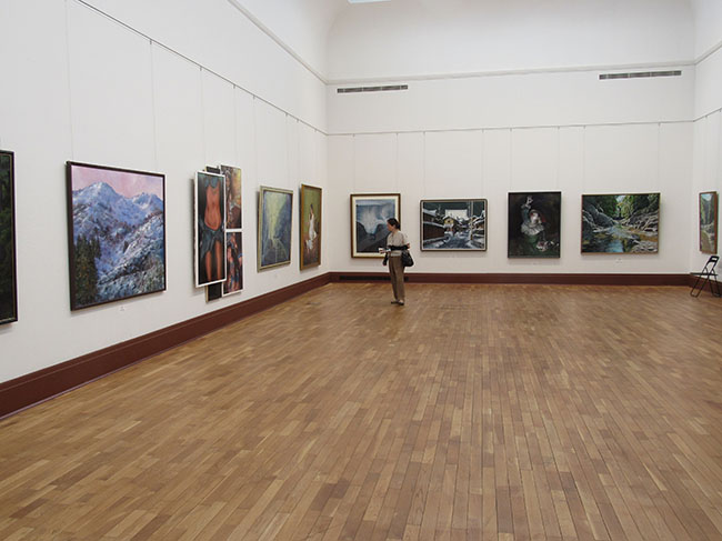第72回光陽展　京都準本展　会場2室の展示風景