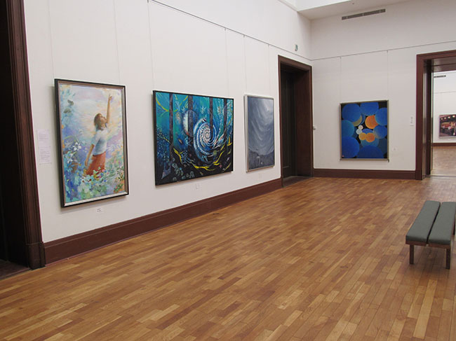 第72回光陽展　京都準本展　会場3室の展示風景