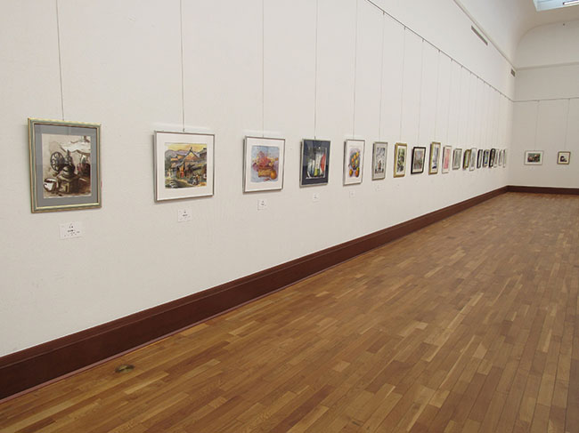 第72回光陽展　京都準本展　小品コーナー展示風景