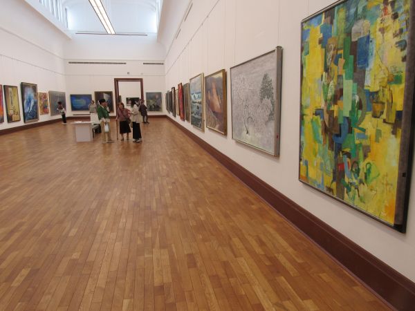第74回光陽展　京都準本展　会場１室の展示風景