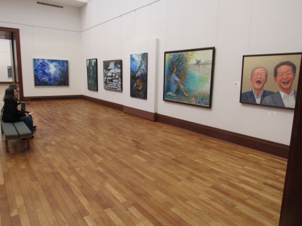 第74回光陽展　京都準本展　会場3室の展示風景