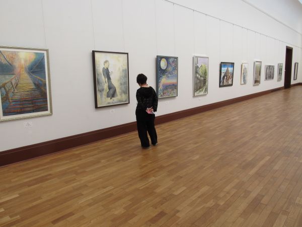第74回光陽展　京都準本展　会場5室の展示風景